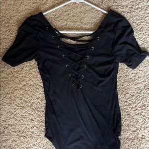 Black forever 21 bodysuit